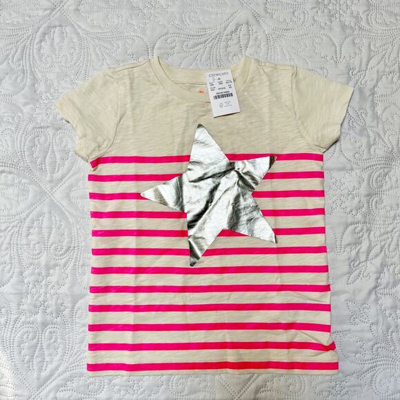 NWT Crewcuts Foil Star Tee Size 4/5 - Picture 2 of 5